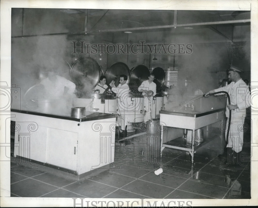 1943 Press Photo Fourth General Hospital kitchen in Australia - nec46247-Historic Images
