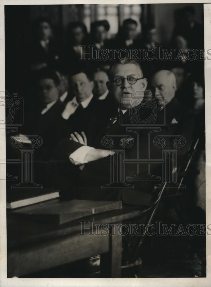 1930 Press Photo Capt George Patterson admits negligence over handling Garrett - Historic Images
