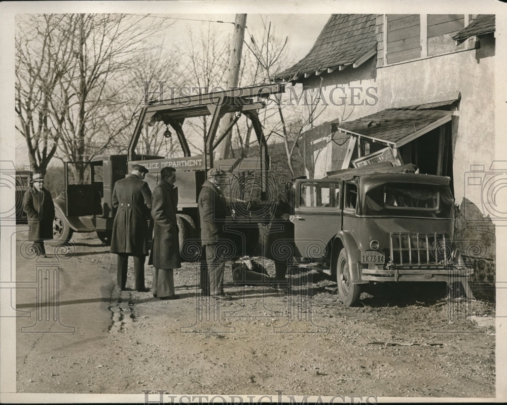 1933 Press Photo Automobile Accident Claims Life of Joseph Gardner Long Island - Historic Images