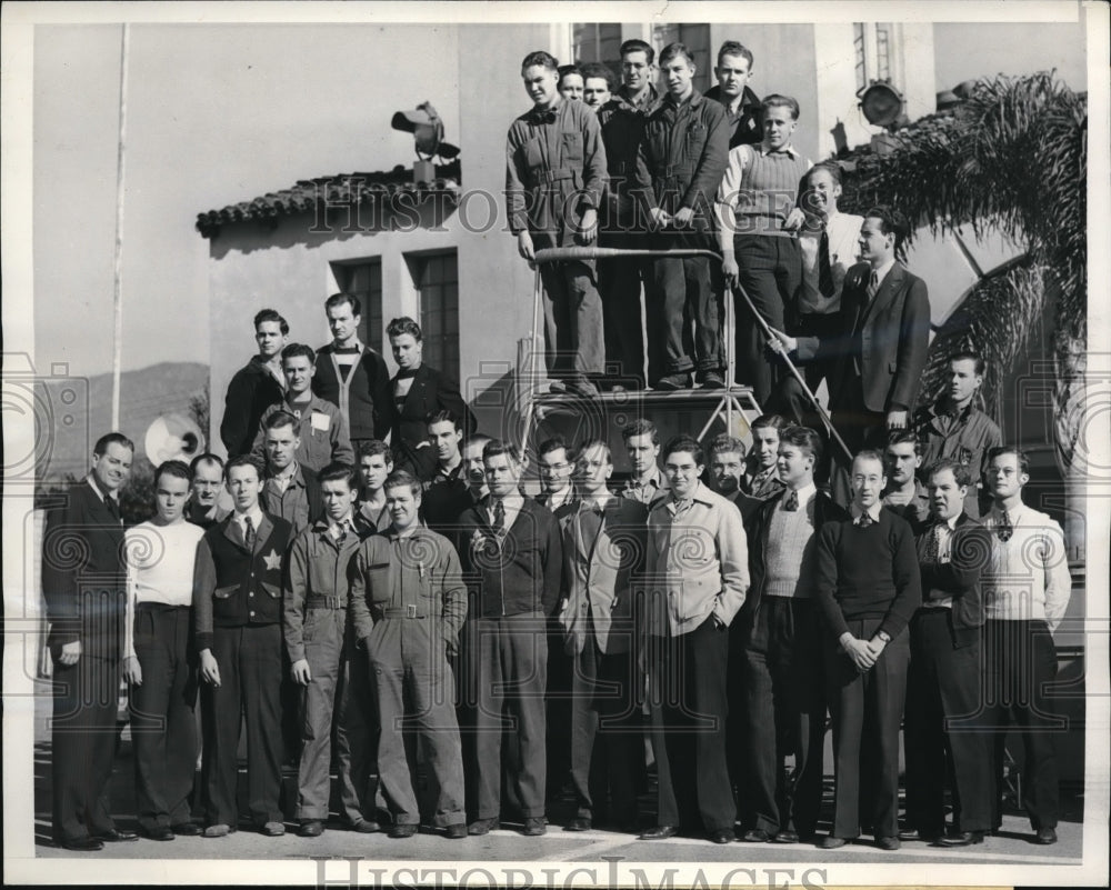 1940 Press Photo Air training to begin for 45 canadians.- Historic Images