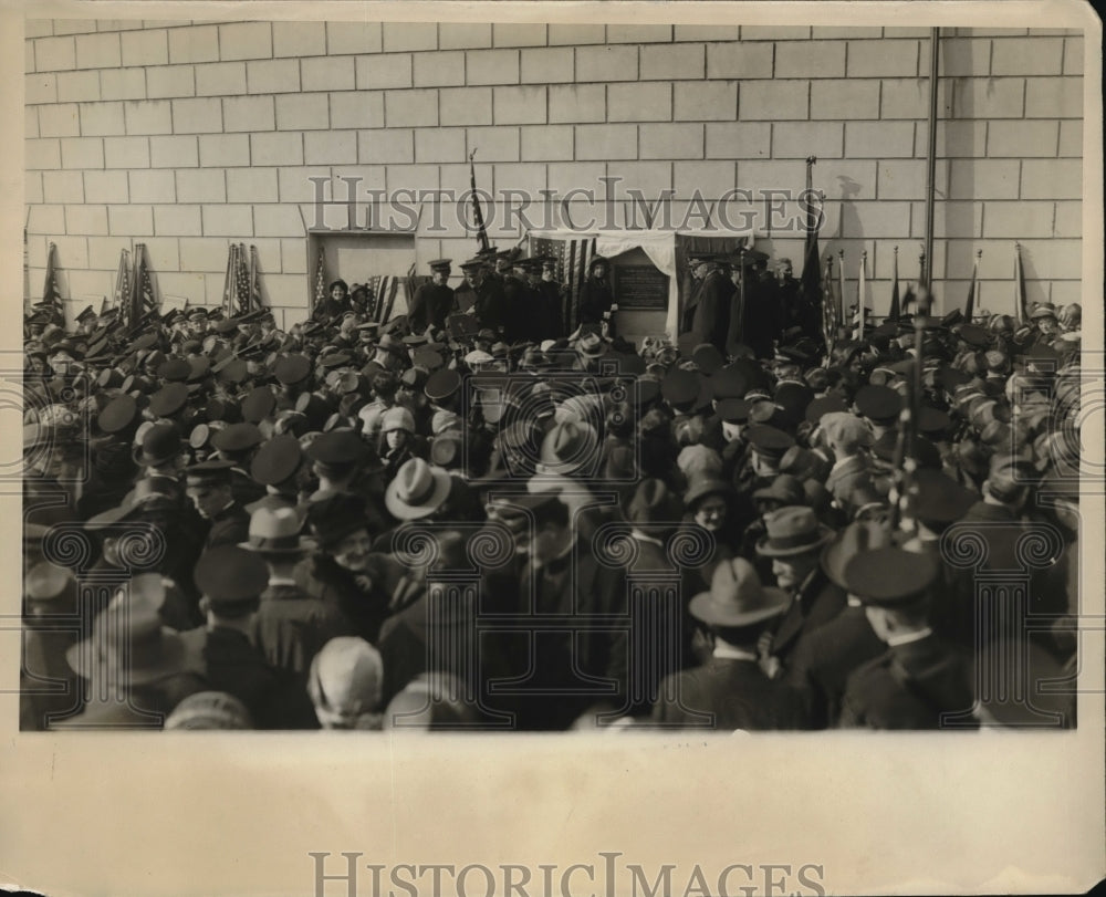 1927 Press Photo Salvation AArmy memorial table unveiled in NY - Historic Images