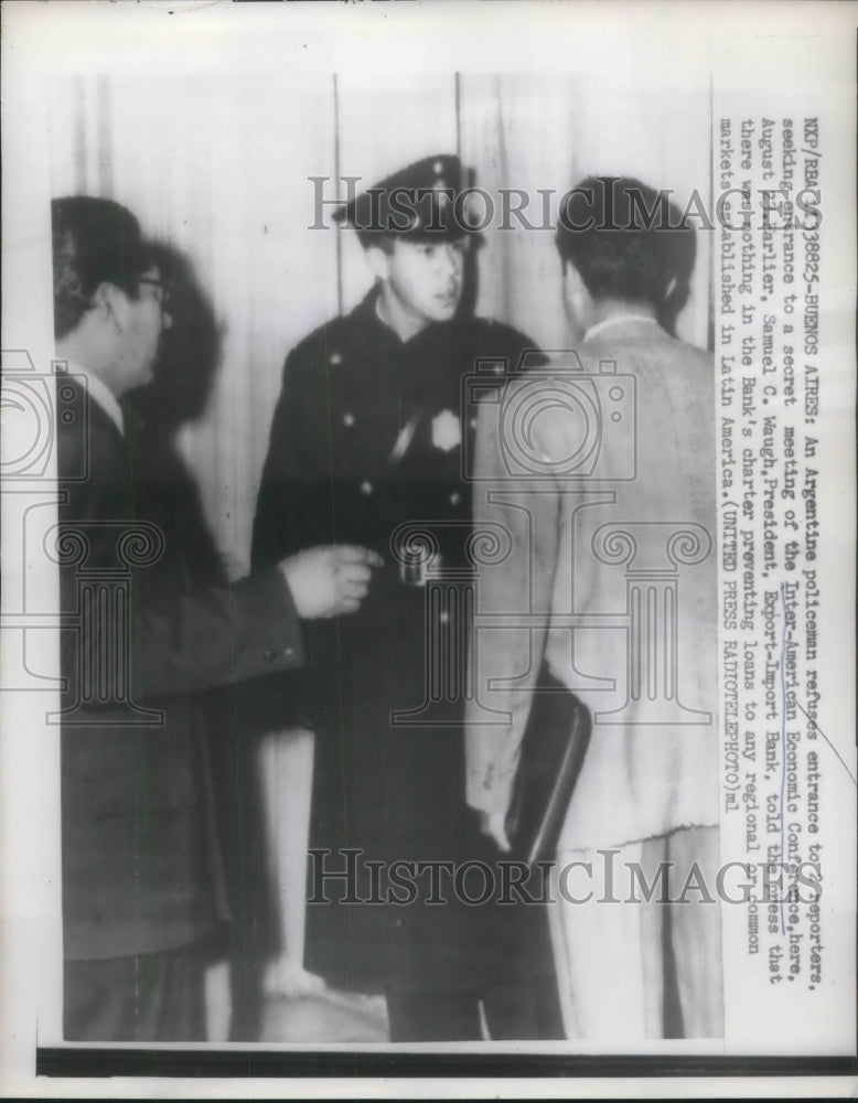 1957 Press Photo Buenos Aires Inter American Economic Conference - Historic Images