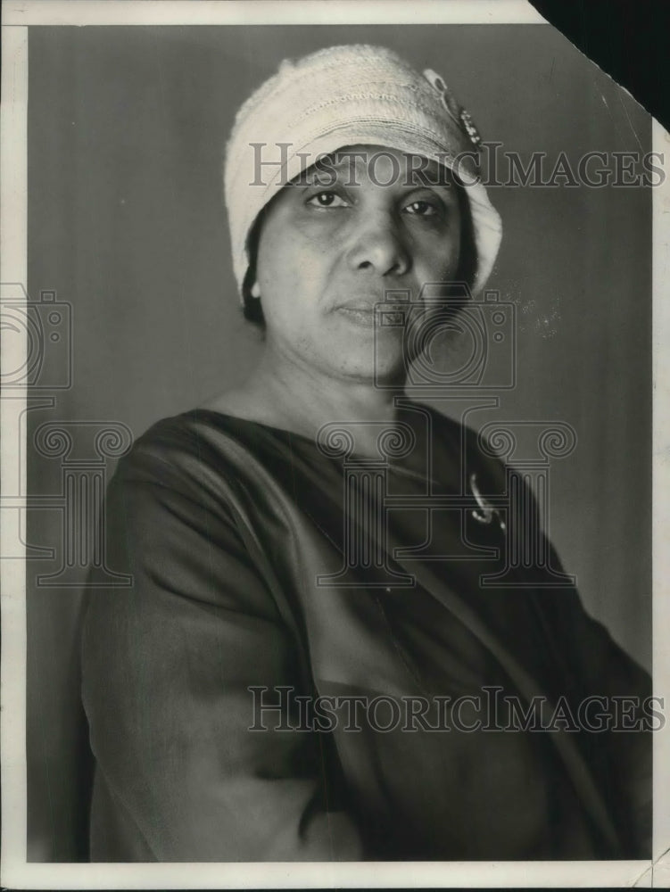 1928 Press Photo Mrs Macy C. Booze NNegro Republican Miss. - Historic Images