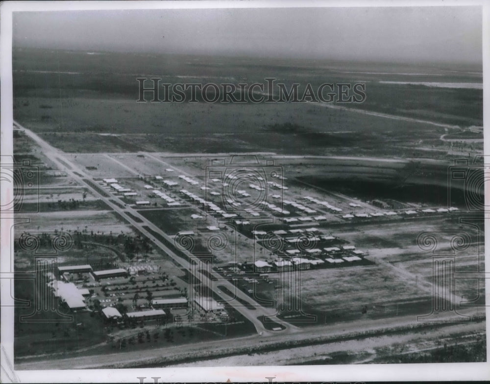 1966 Press Photo Aerial view of Cleveland, Ohio new housing development - Historic Images