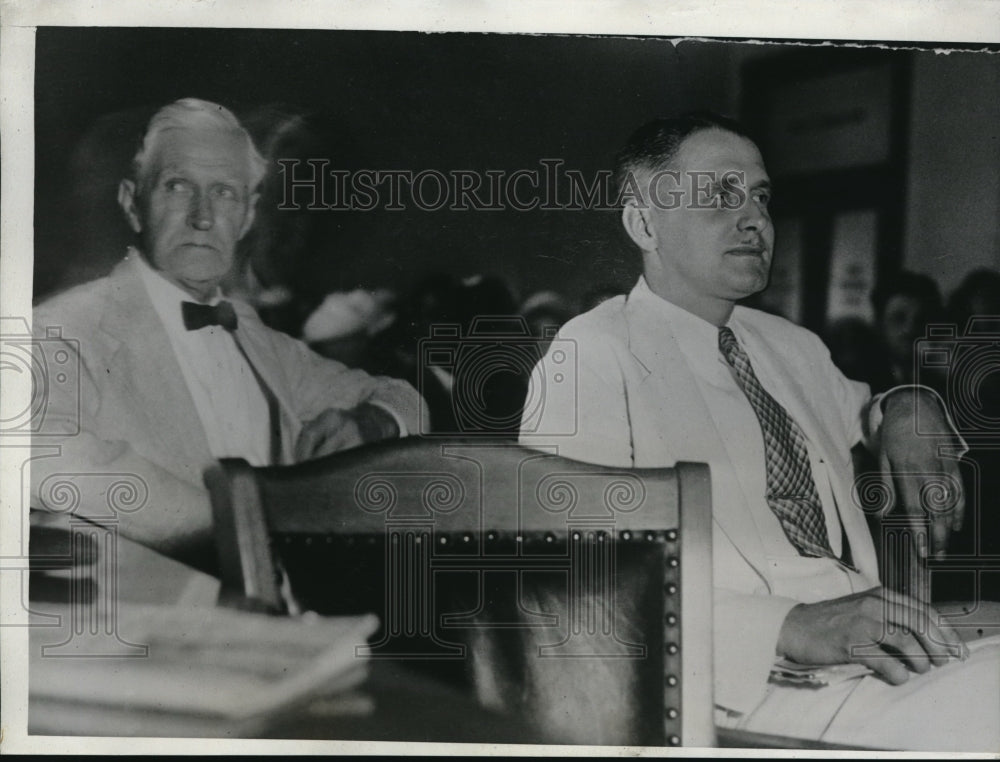 1934 Press Photo Rev William Welburn Jr denies marriage Wineta Long - Historic Images