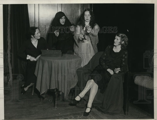 1931 Press Photo Cast of Boston University's Will O' the Wisp - Historic Images