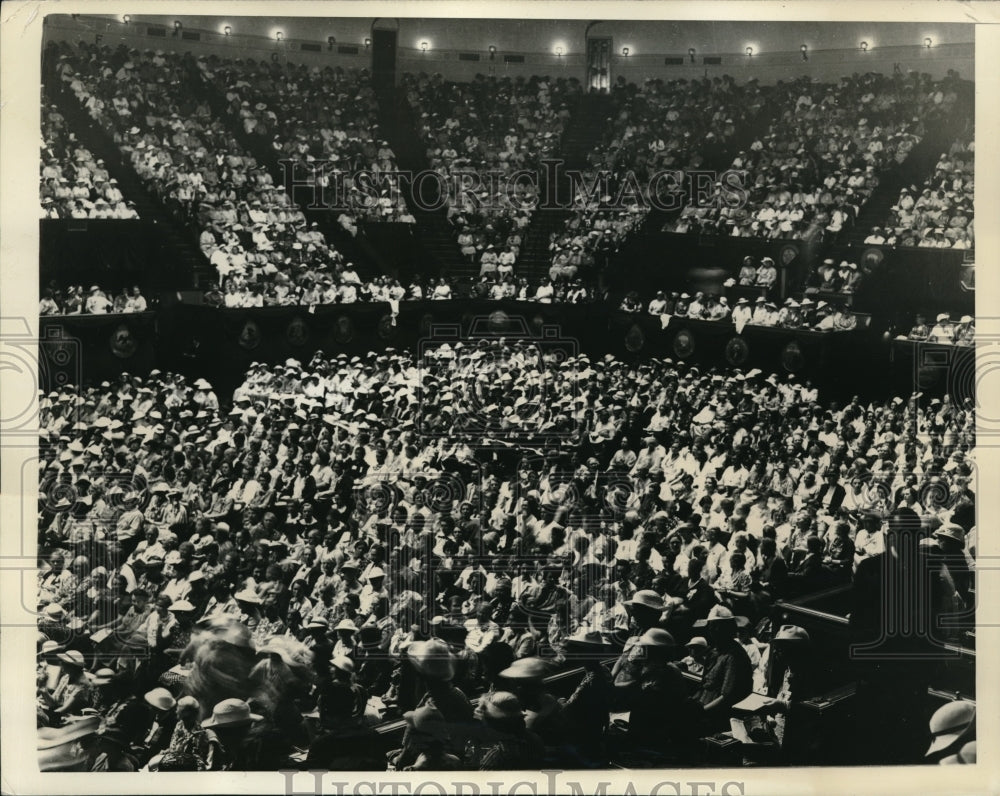 1936 Press Photo Crowd At Country Women Of World Convention In DC - Historic Images