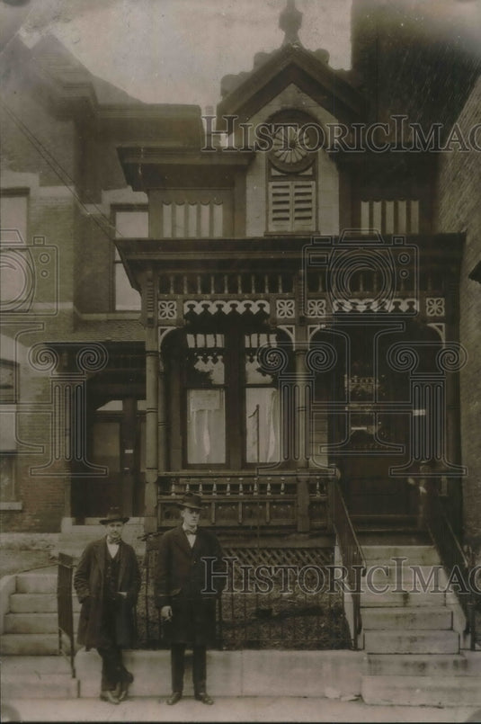 1920 Press Photo Office at 2301 Walnut Ave where Elizabeth Griffith was killed - Historic Images