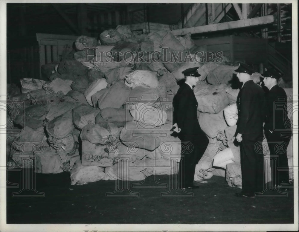 1941 Press Photo mail to Japan censored before leaving US - Historic Images