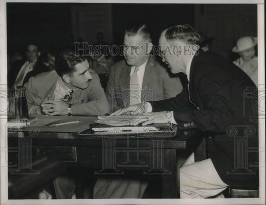 1938 Press Photo Francis Carroll trial/muder of Dr. J.G. Littlefield - Historic Images