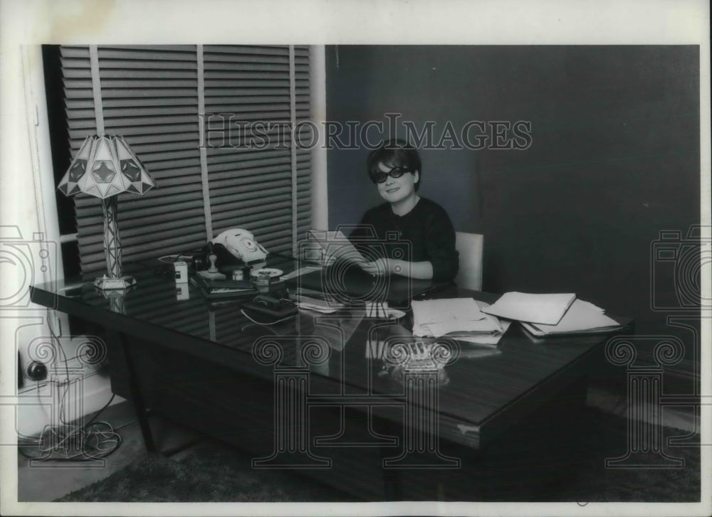 1964 Press Photo Female Detective Ann Marie Albert Lesbo Private Eye In Paris - Historic Images