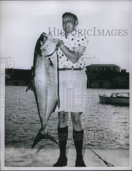 1960 Press Photo BONITA fish caught by James Pearman - Historic Images