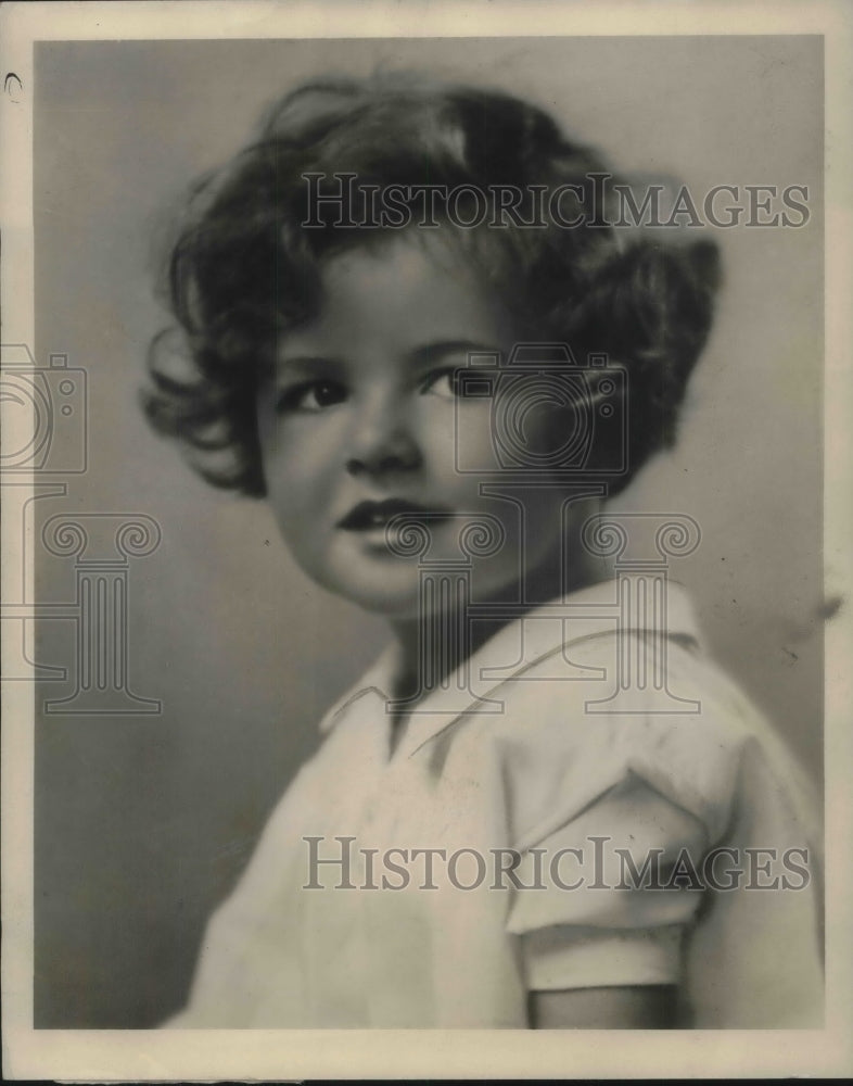 1930 Press Photo John Ramond Le Huquet winner of most attractive child.- Historic Images