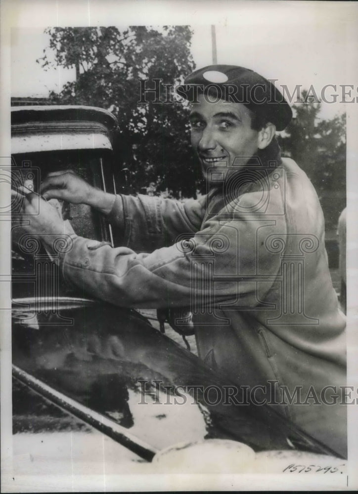 1940 Press Photo Horsham, Pa James F Atkins of Phila.Pa, wife was slain - Historic Images