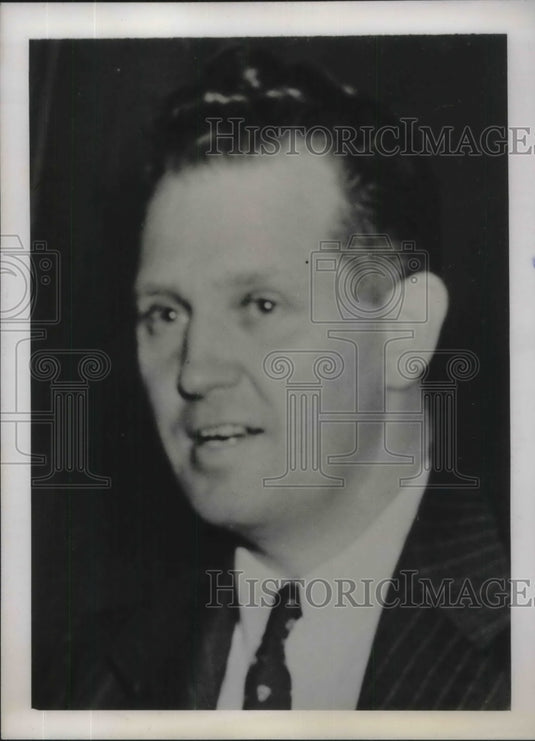1940 Press Photo Philadelphia,Pa John C Angler for wife's death investigation - Historic Images