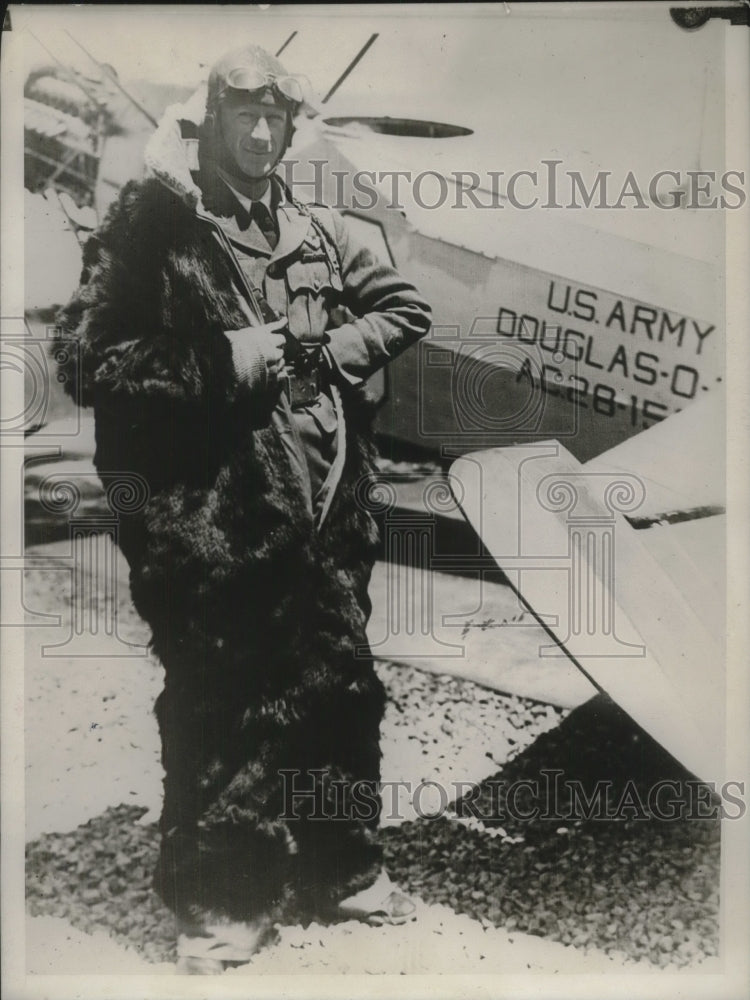 1929 Press Photo Maj. Livingston G. Irving, Commander of 316th Pursuit Squadron - Historic Images