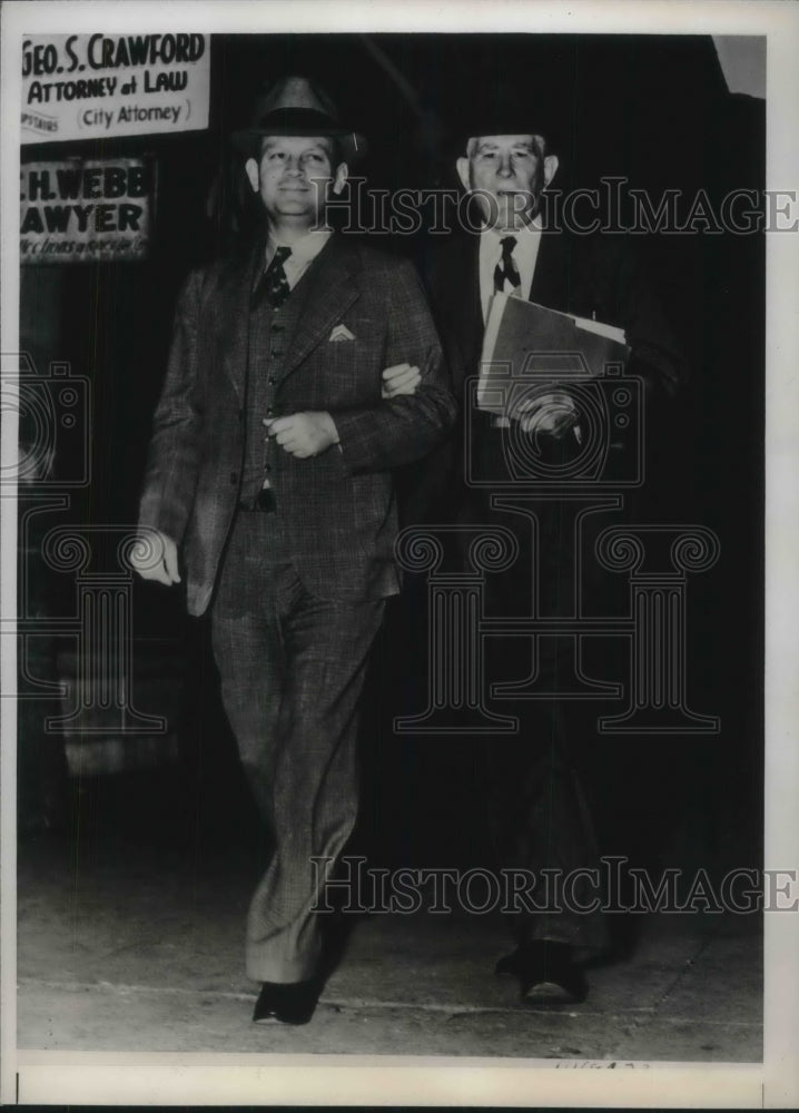 1938 Press Photo Former sheriff in Harlan County on trial - Historic Images