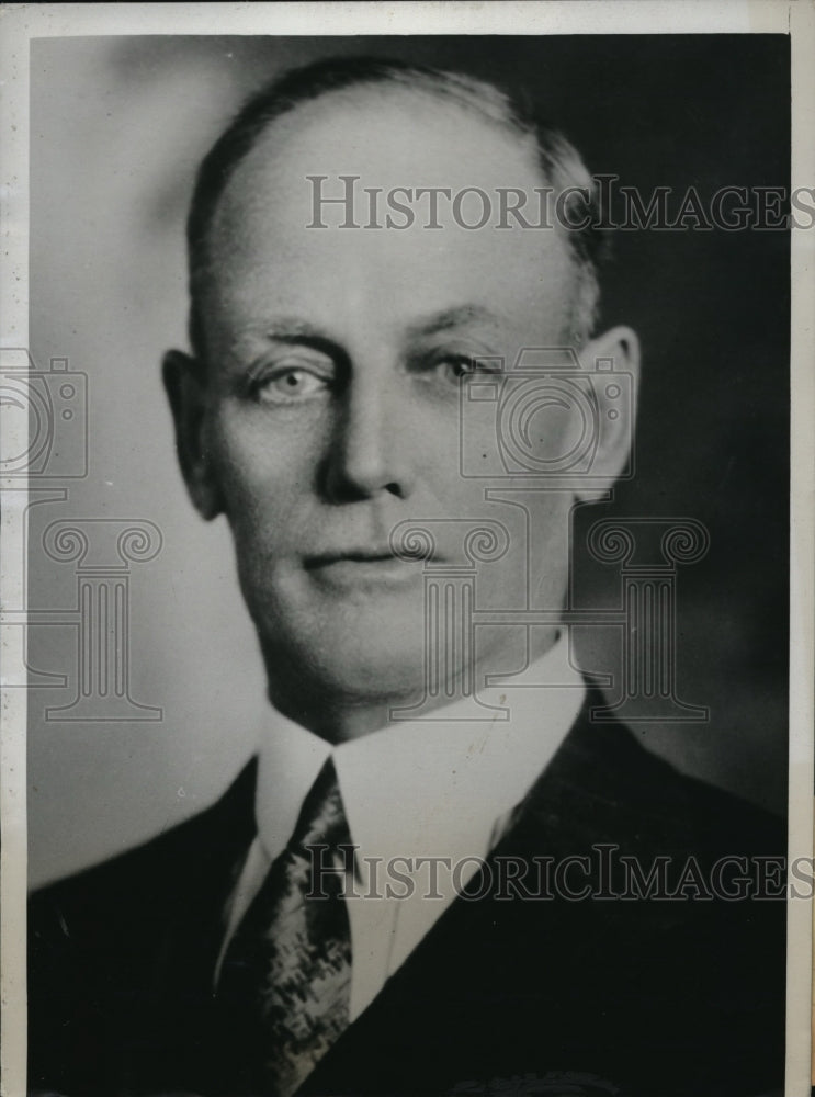 1934 Press Photo Alonzo Clark Wyoming Republican Governor Candidate - Historic Images