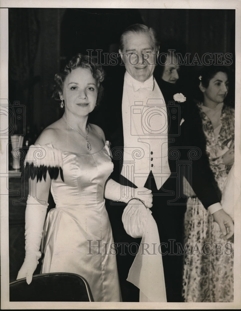 1938 Press Photo Mrs Cornelius Dresselhuis &amp; James Ralph Bloomer - Historic Images