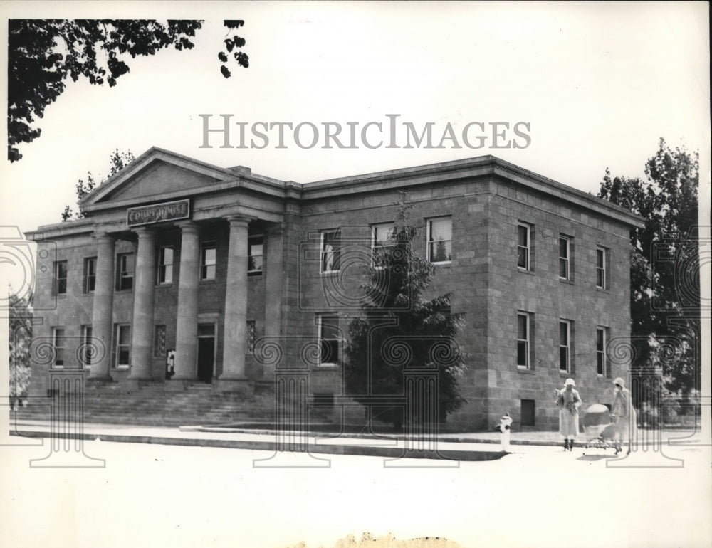 1934 Press Photo Carson City Nevada Courthouse Site Of Roosevelt Divorce-Historic Images