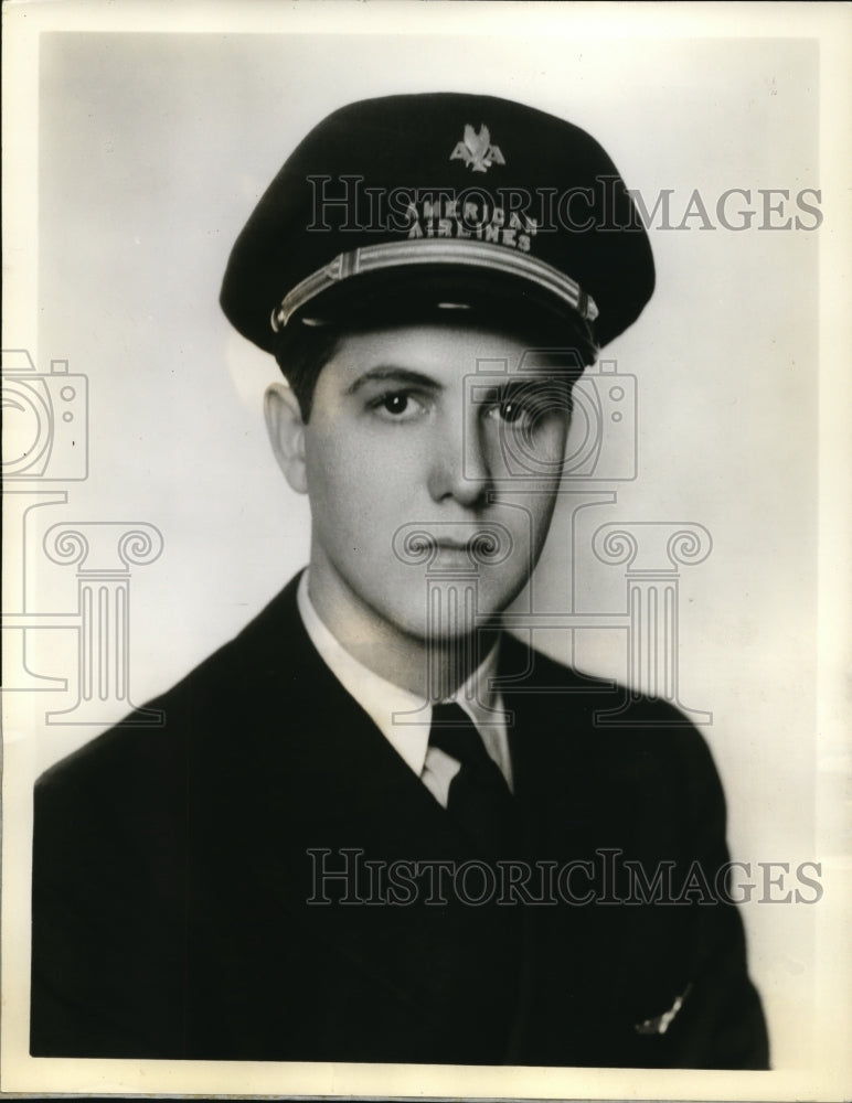 1938 Press Photo Second Pilot Richard J Young - Historic Images