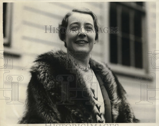 1929 Press Photo Senior Class Leader Mary Multer at Wellesley College - Historic Images