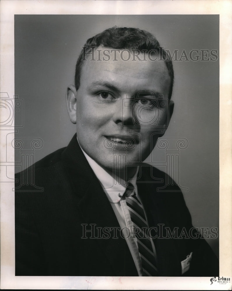 1962 Press Photo Craig E. Michalski new head of police - Historic Images