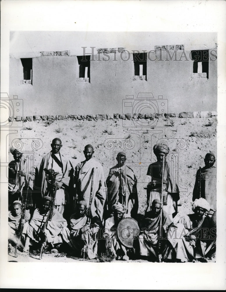1941 Press Photo Afridi Tribemen of the northwest India Frontier. - Historic Images