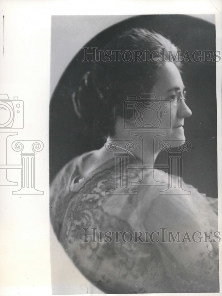 1933 Press Photo Mrs Daniel Roper, wife of Sec of Commerce in D.C. - Historic Images