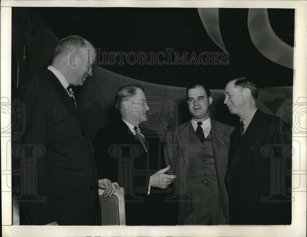 1941 Press Photo Charles Edward Moore John Biggers A William Foerster - Historic Images