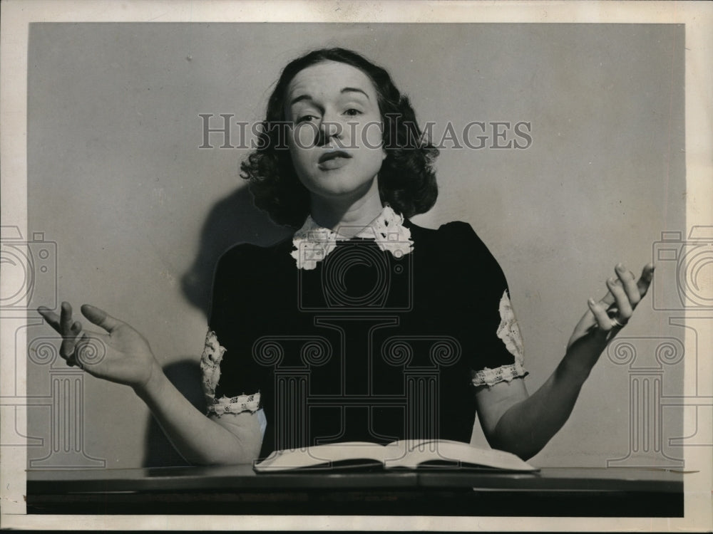 1938 Press Photo NYC Dorothy Young, evangelist preacher - Historic Images