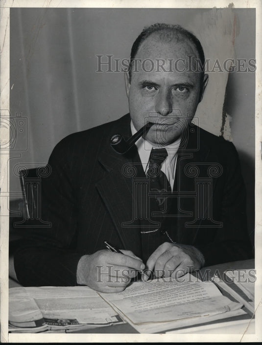 1933 Press Photo Jacob Baker, Colorado, Beard's Request - Historic Images