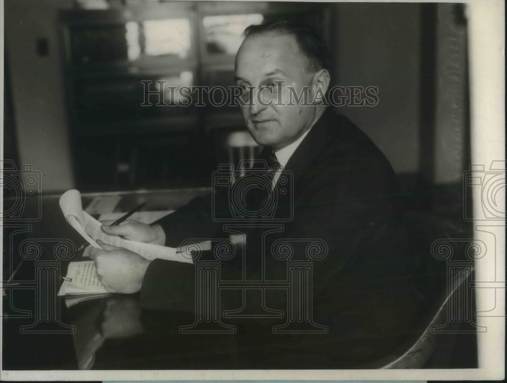 1924 Press Photo William A. Shoenfield , Bureau of Agricultural Economies - Historic Images