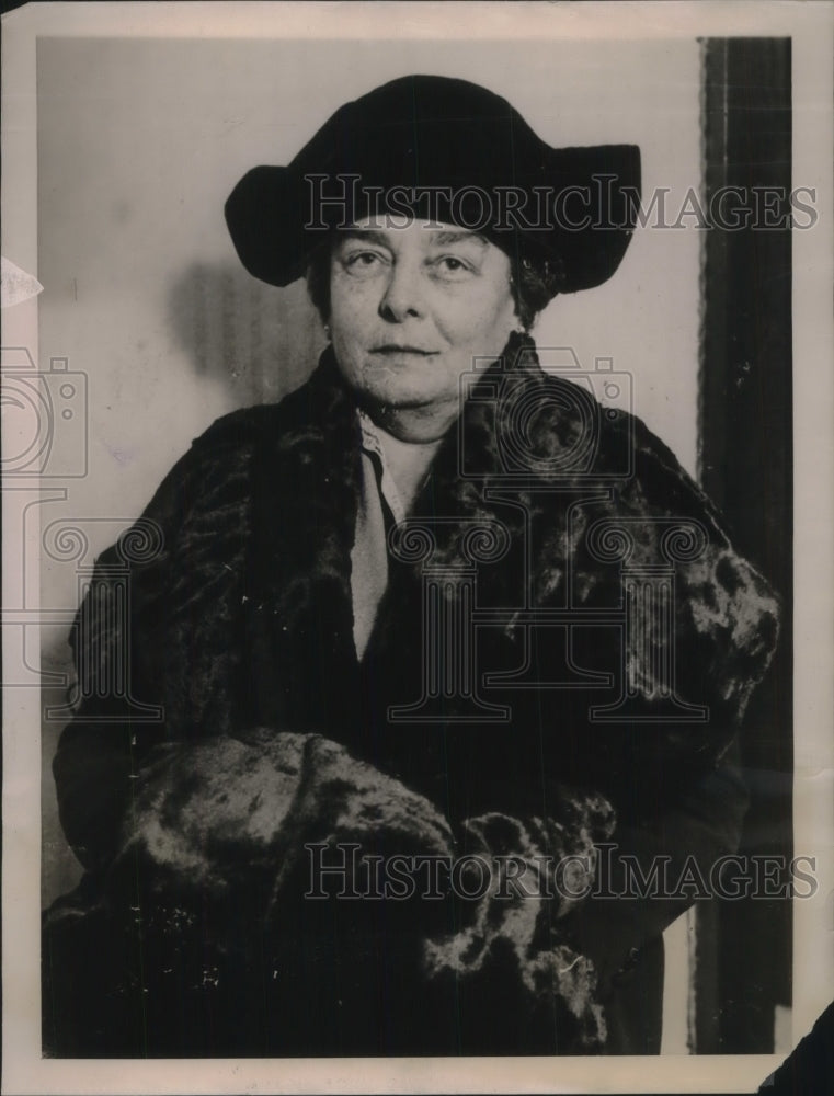 1922 Press Photo Mrs TP O'Connor, wife of famous Tay Pay O'Connor arrive in US- Historic Images