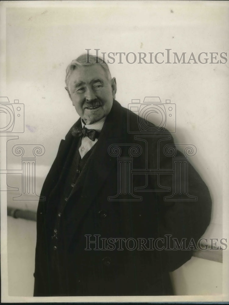 1928 Press Photo TP O&#39;Connor, Father of the House of Commons in New York - Historic Images