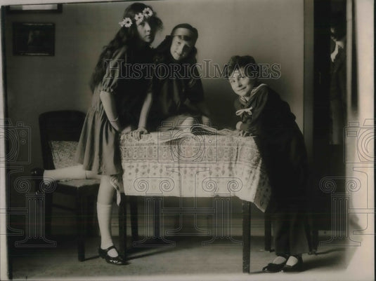 1920 Press Photo Children of Mrs WH Owens Mother is Popular in Washington & Pari - Historic Images