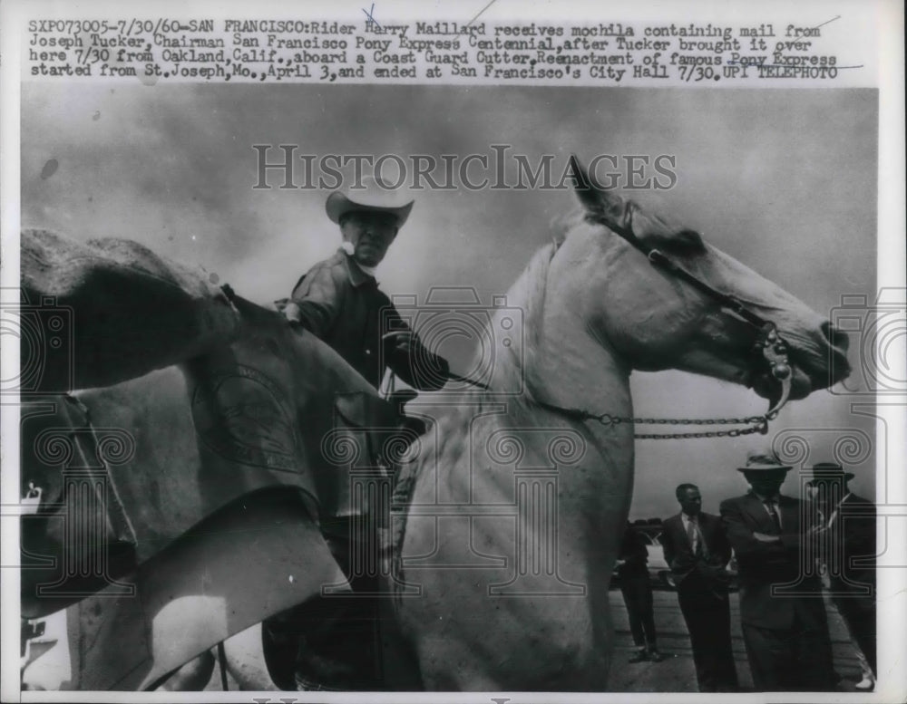 1960 Press Photo Harry Maillard ,coast guard cutter - Historic Images