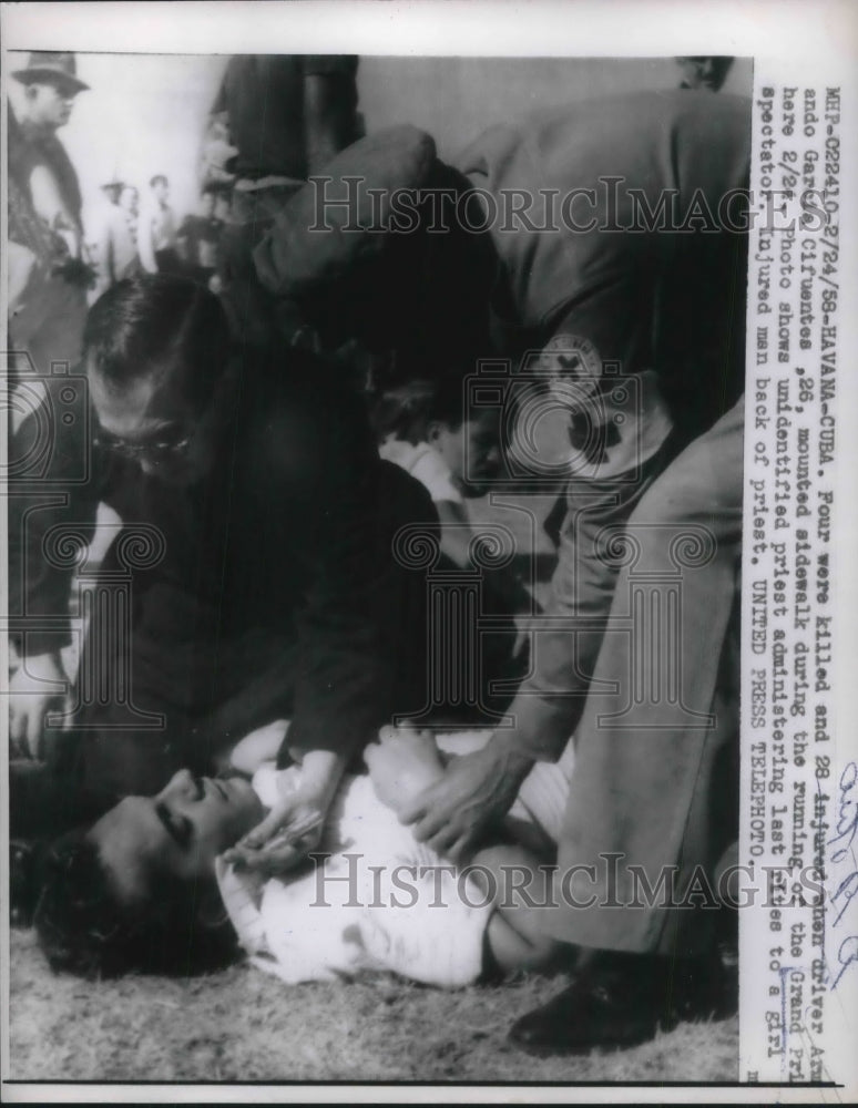 1958 Press Photo Four were killed in Cuban accident - Historic Images