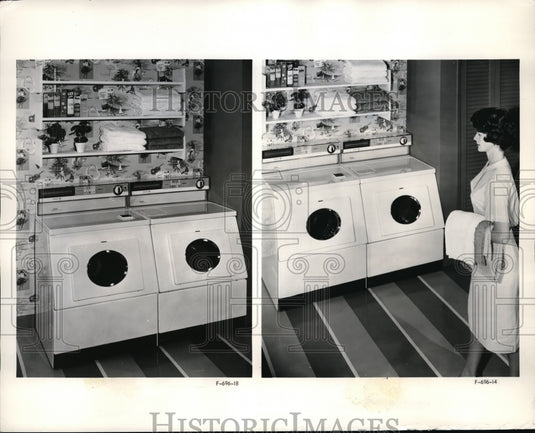 1962 Westinghouse Shows Heavy Duty Laundry Equipment Models-Historic Images