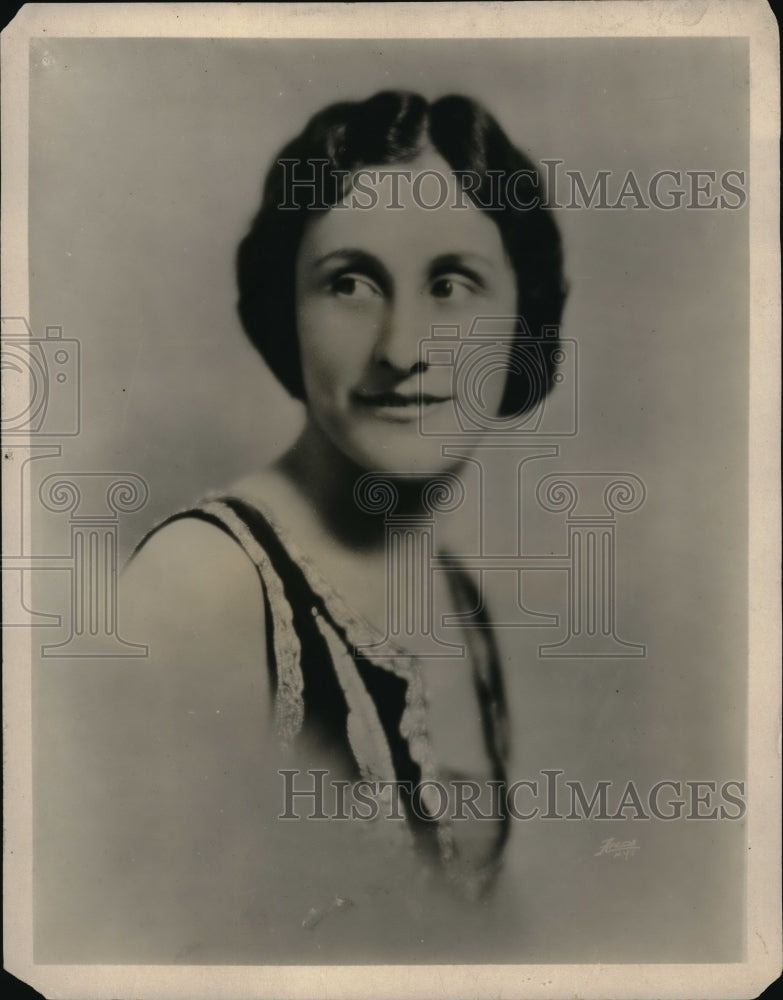 1929 Press Photo Adele Parkhurst Lyric Soprano Singer NBC - Historic Images