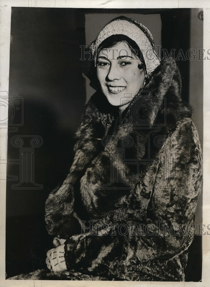 1931 Press Photo Laura Steever Widow Of NJ Plane Crash Victim Awarded $43000 - Historic Images