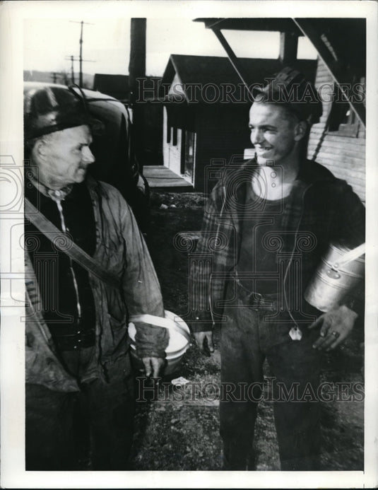 1941 Press Photo Clarksville Mine Workers, Republic Steel, La Belle Pennsylvania - Historic Images