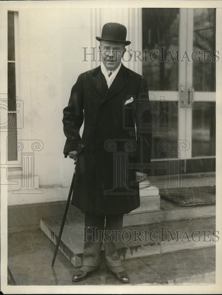 1925 Press Photo Silas Strawn, Chicago Lawyer returned from Japan on a mission. - Historic Images