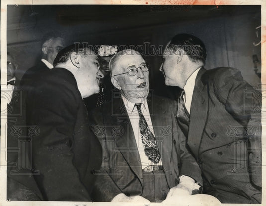 1940 Press Photo McNutt Campaign Head Frank McHale & Eugene Germany For Garner - Historic Images