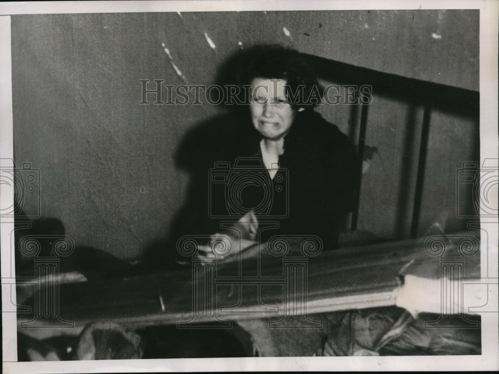 1938 Press Photo Texarkana, Ark Viva O&#39;Donald after tornado destroyed her home - Historic Images