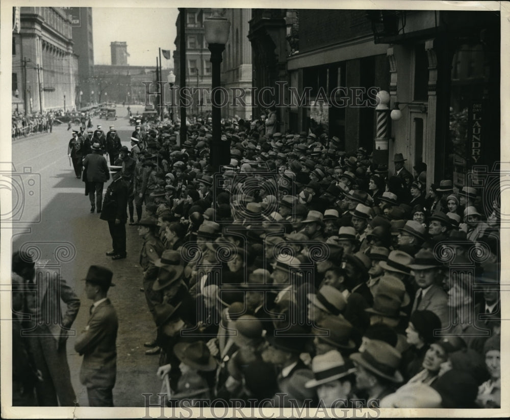 1931 Press Photo Funeral Cortege of Nicholas Longworth, Speaker of the House - Historic Images