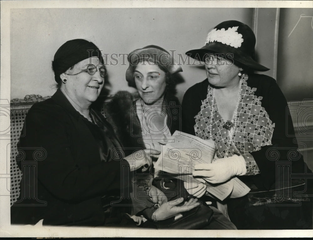 1932 Press Photo Republican National Convention, W S. LeVan, M Fosseen, Chicago - Historic Images