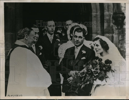 1937 Press Photo Rev. Anderson Jardine Episcopal Priest Married Duke Of Windsor - Historic Images