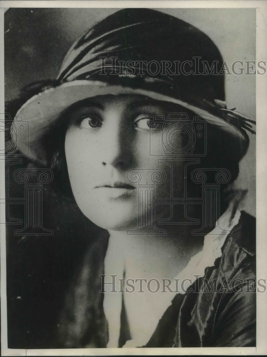 1925 Press Photo Roxine Serpa jumped in S.F. harbor and faked hes death - Historic Images