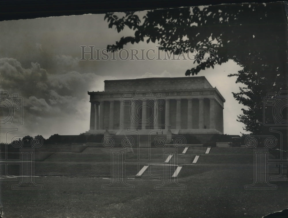 1925 Press Photo Lincoln Memorial - Historic Images